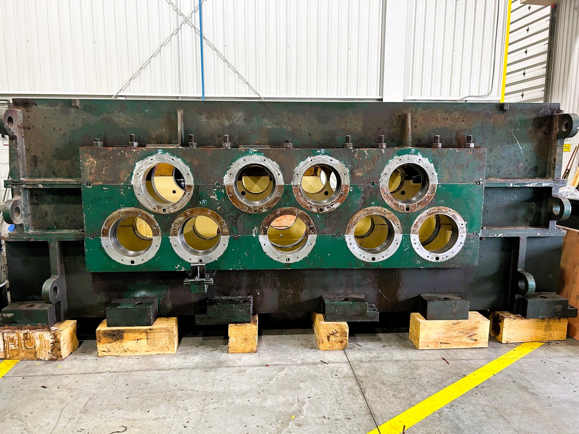 leveler gearbox during