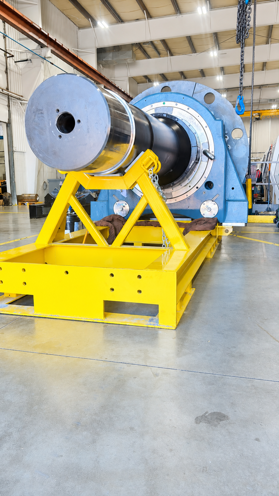 Main shaft complete – after